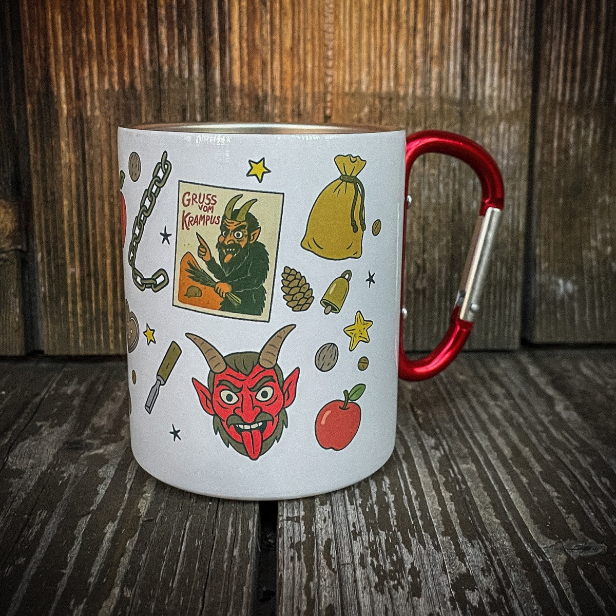 Edelstahl Tasse Krampus...